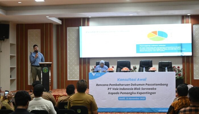 Pastikan Tambang Bermanfaat, Vale Paparkan Rencana Strategis Pembaharuan Dokumen