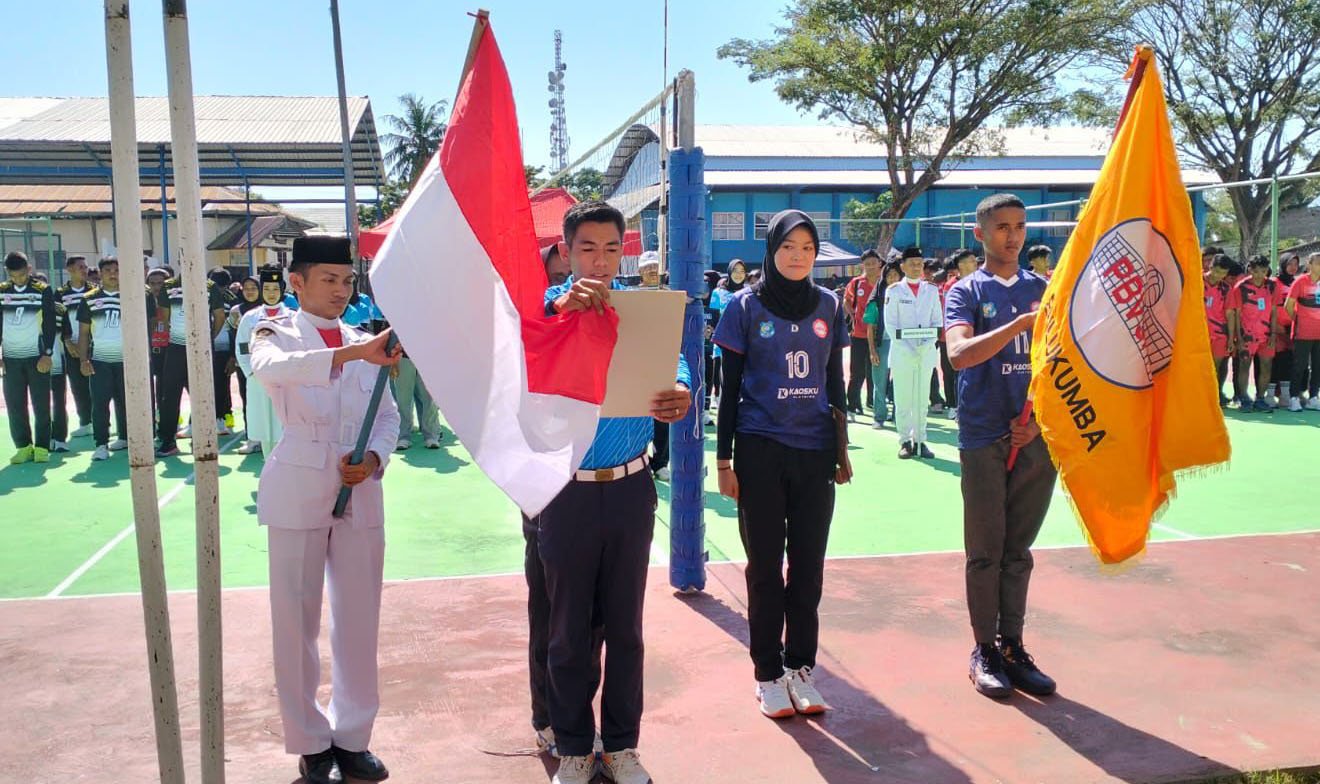 Pembukaan Pra Porprov Sulsel cabang bola voli indoor di GOR Bulukumba