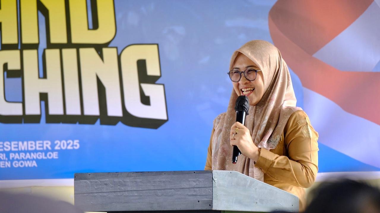 Bupati Husniah Talenrang meluncurkan Rumah Produktif Hati Damai di Gowa
