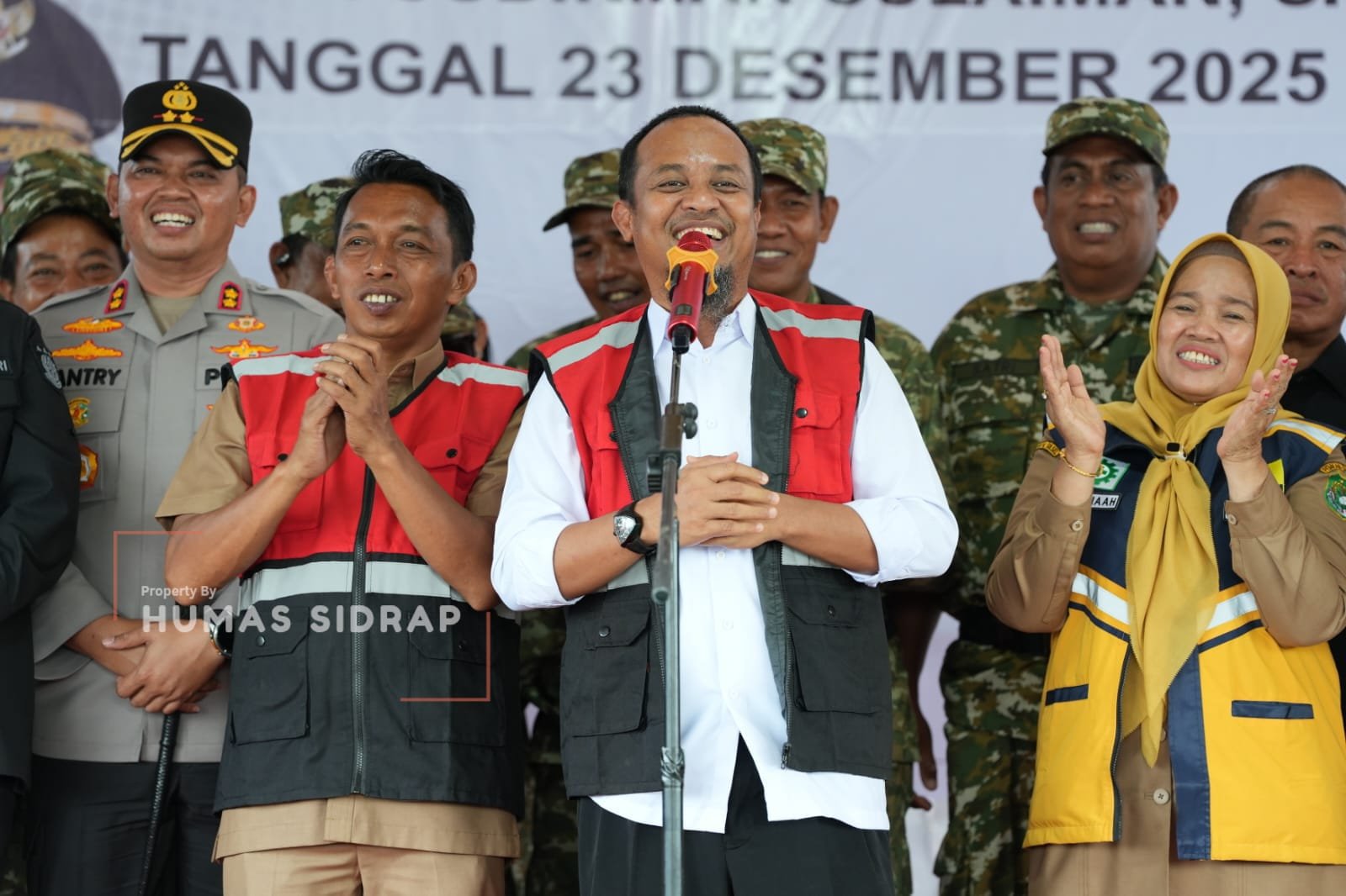 Peresmian Jembatan Sungai Malake oleh Gubernur Sulsel Andi Sudirman Sulaiman