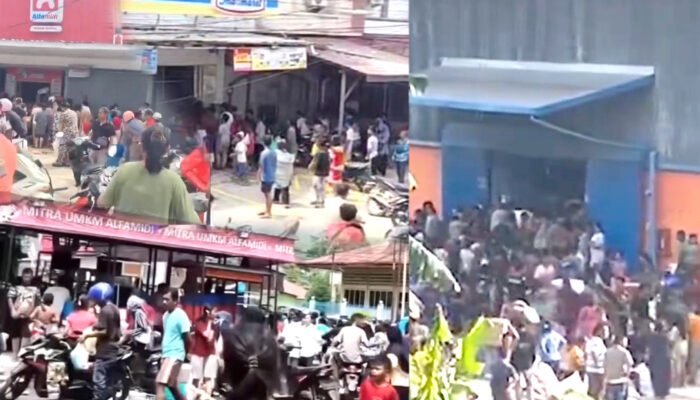 Bantuan Logistik Lambat, Warga Sibolga Jarah Mini Market dan Gudang Bulog