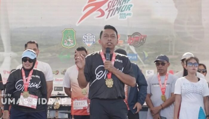 Lepas 1.500 Peserta Sidrap Timur Berlari 2025, Bupati Syaharuddin: Terima Kasih Peserta dari Luar Sidrap