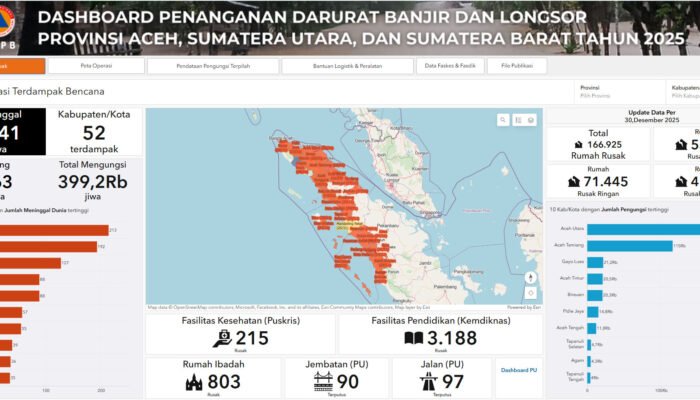 UPDATE TERKINI, BNPB Catat Korban Meninggal Mencapai 1.141 Jiwa
