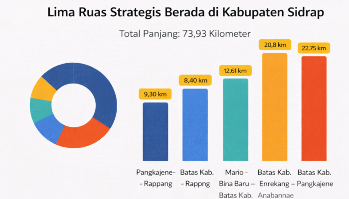 Jalan Paket 3 Dimulai, Lima Ruas Strategis di Sidrap Masuk Program Preservasi Provinsi
