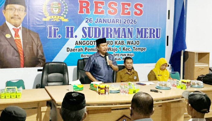 Reses Anggota DPRD Wajo Sudirman Meru Targetkan Serap Aspirasi Pembangunan