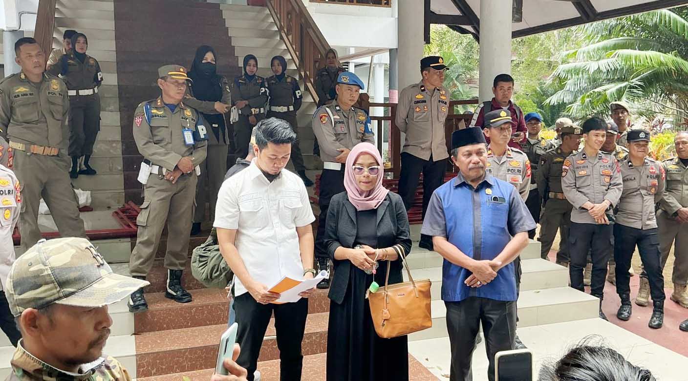 waspamops lmr ri sulsel sampaikan aspirasi kaur keuangan desa bau-bau di dprd wajo