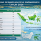 infografis rencana perluasan desa antikorupsi tahun 2026 di 12 provinsi dengan total 134 desa
