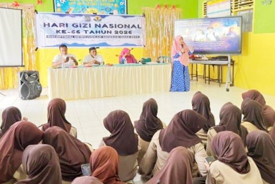 tim persagi enrekang melaksanakan edukasi gizi serentak di sekolah