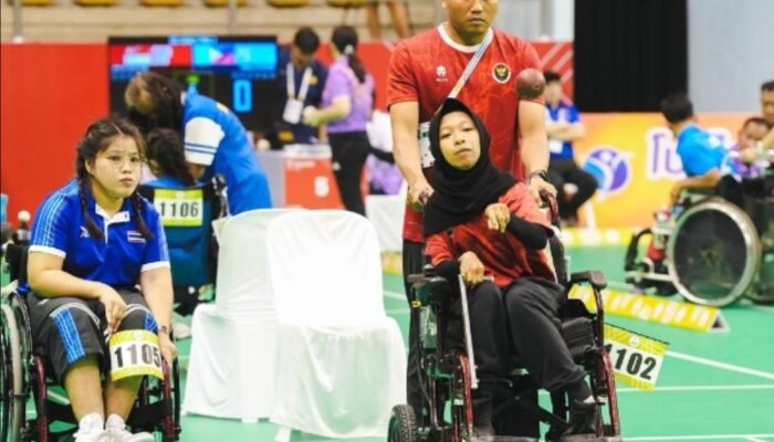 atlet boccia indonesia handayani meraih emas nomor bc-1 di asean para games 2025 thailand