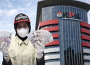 Uang sitaan kpk dalam kasus dugaan suap pemeriksaan pajak di kpp jakarta utara.