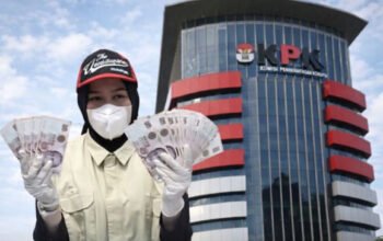 Uang sitaan kpk dalam kasus dugaan suap pemeriksaan pajak di kpp jakarta utara.