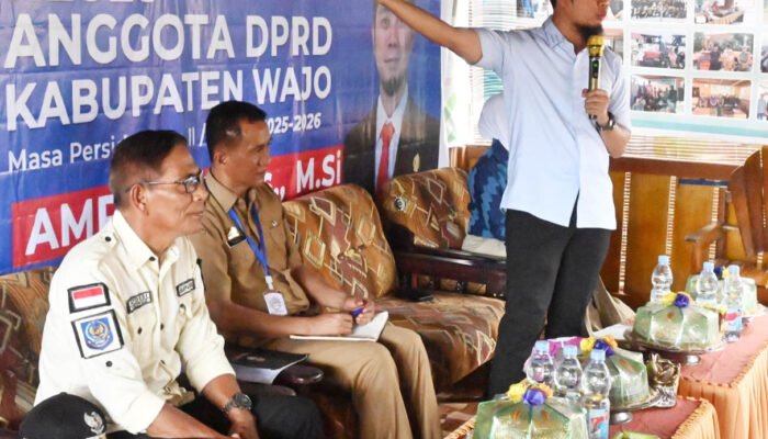 Anggota DPRD Wajo Amran Sasar Keluhan Warga dari Relokasi Pasar hingga Perbaikan Jalan