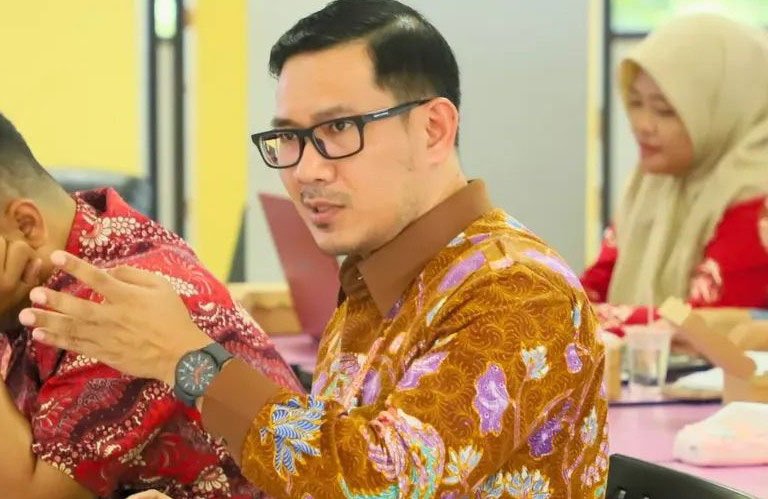 Sekretaris Daerah Kota Parepare Amarun Agung Hamka saat rapat koordinasi