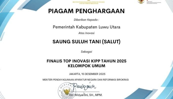 Saung Tani Luwu Utara Tembus Finalis Inovasi Nasional KIPP 2025