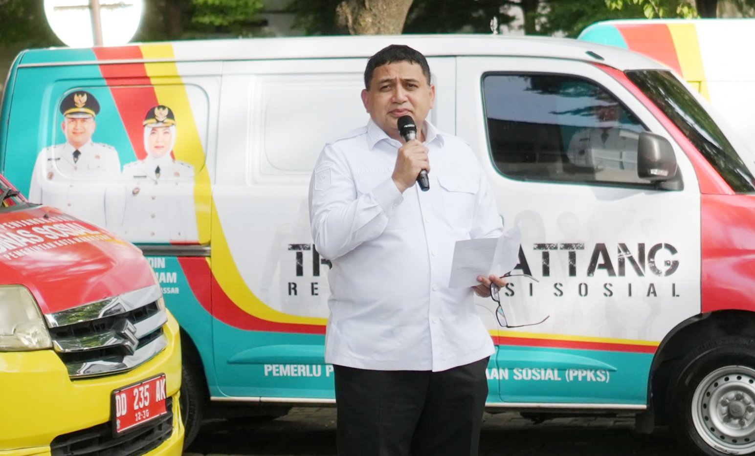 Wali Kota Makassar Munafri Arifuddin luncurkan armada layanan sosial Dinsos Makassar