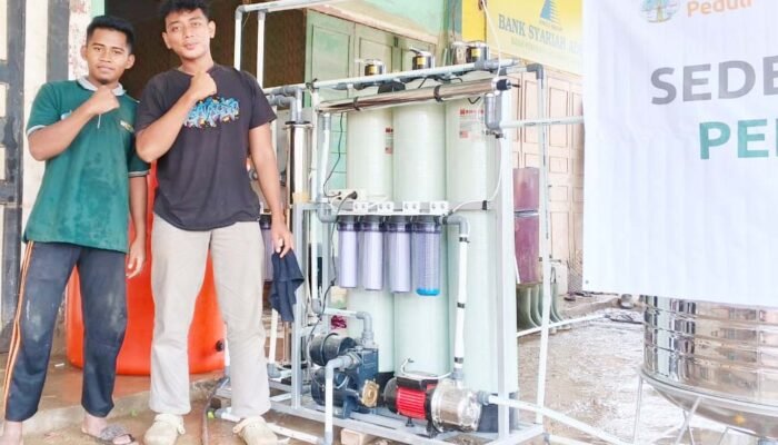 WIZ dan Wahdah Peduli Jalankan Program Filterisasi Air Bersih di Aceh Tamiang