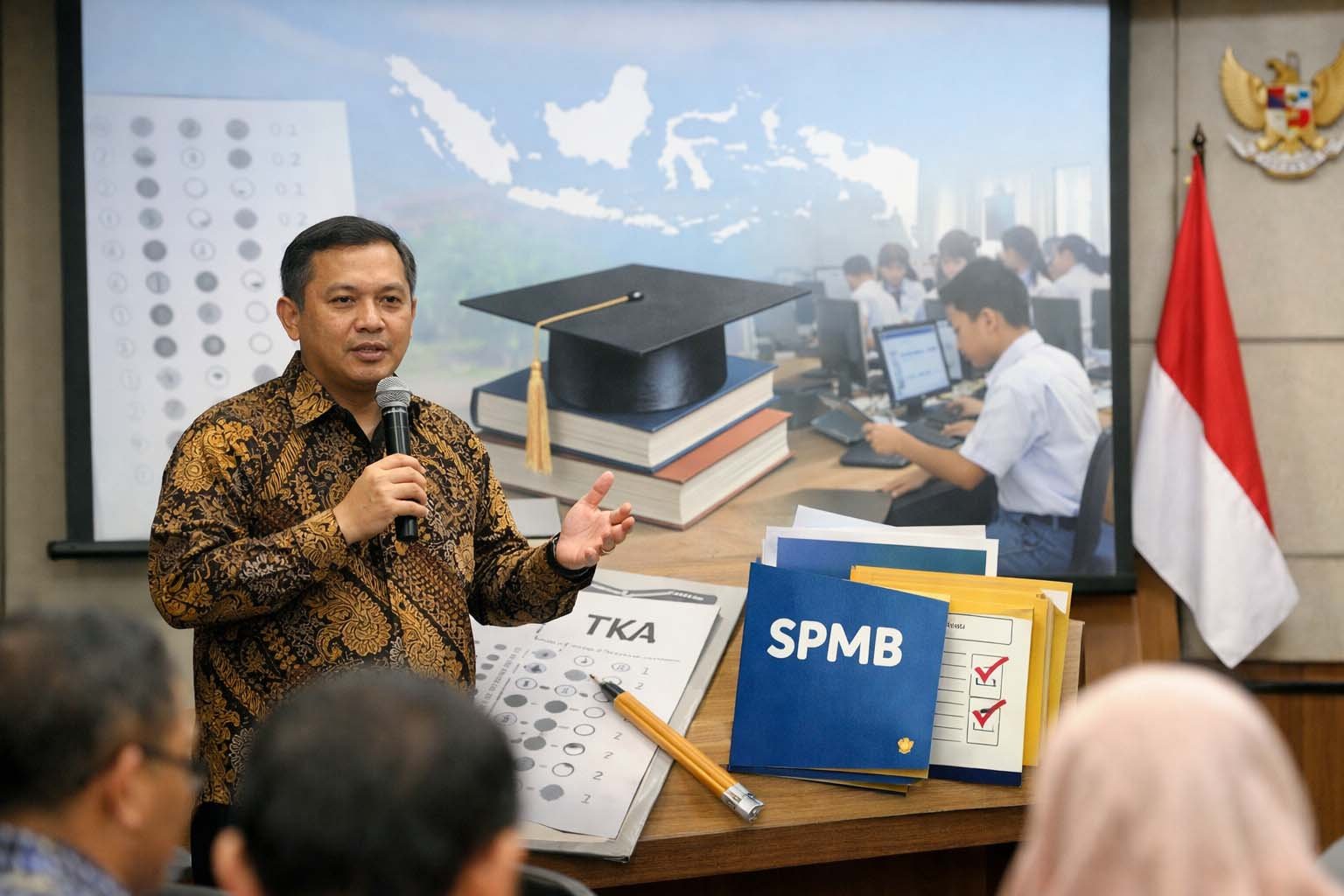 ilustrasi pelaksanaan tka dan spmb 2026