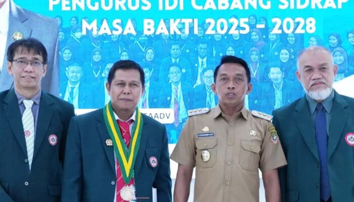 IDI Sidrap Dilantik, Bupati Tegaskan Kesehatan Prioritas Utama Pembangunan Daerah