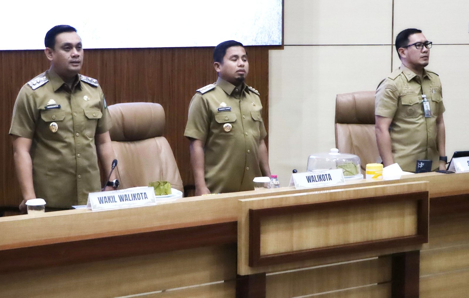 wali kota parepare memimpin rapat koordinasi awal tahun di kantor sekretariat daerah