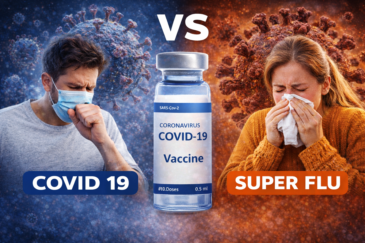 perbandingan superflu dan covid-19 pada manusia di musim hujan 2026