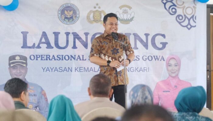 Wabup Gowa Resmikan SPPG Bajeng Barat, Targetkan Layanan Gizi Merata