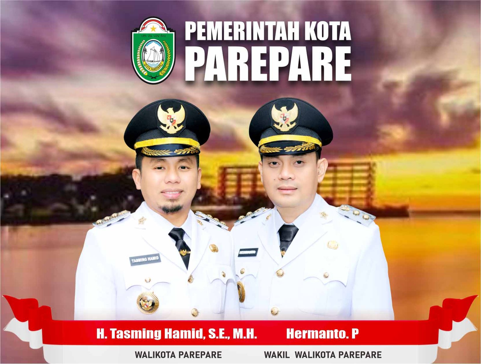 satu tahun kepemimpinan wali kota dan wakil wali kota parepare tasming hamid hermanto tsm mo dokumentasi jamlima com