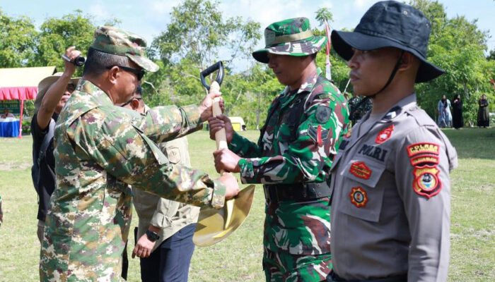 Andi Utta Buka TMMD 127, Rintis Jalan Alternatif 1.580 Meter