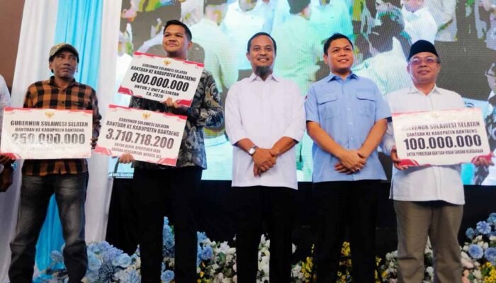 Kabupaten Bantaeng Kecipratan Bantuan Pemprov Rp3,7 Miliar