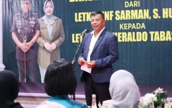 bupati bulukumba andi muchtar ali yusuf menghadiri lepas sambut dandim 1411 di pendopo rumah jabatan bupati