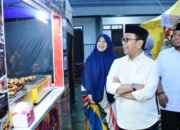 bupati soppeng h. suwardi haseng membuka pasar ramadan sukses di lapangan gasis watansoppeng