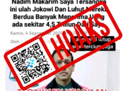 Nadiem Disebut Tersangka, Klaim Uang Rp4,5 Triliun Ternyata Hoaks