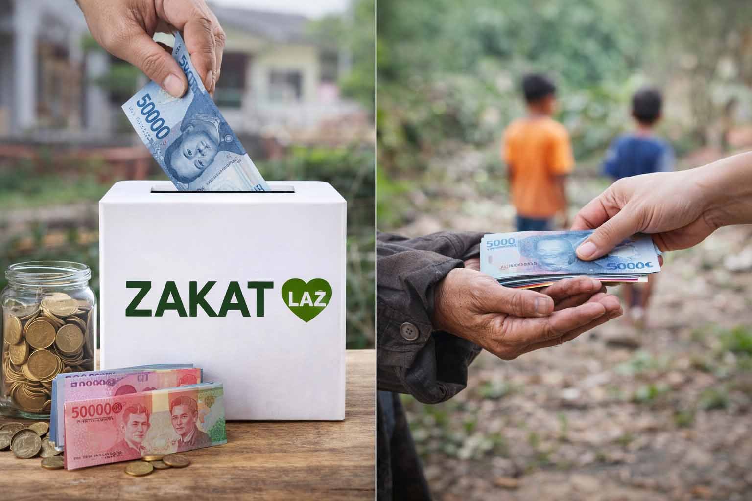 cara menyalurkan zakat melalui lembaga resmi yang ditunjuk oleh pemerintah seperti baznas