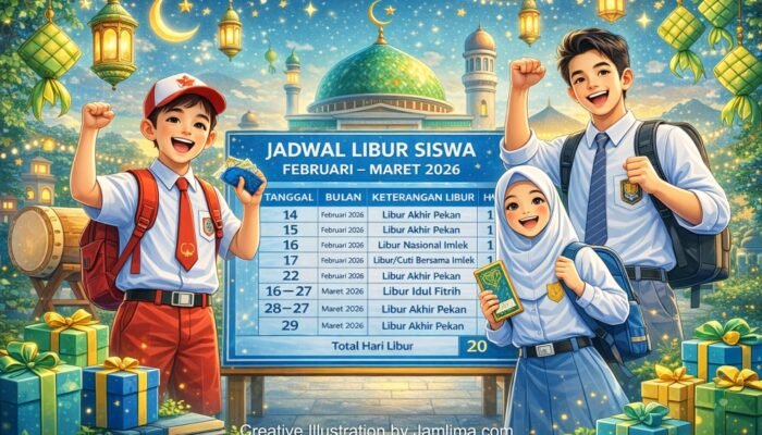 Resmi! Libur Ramadan dan Idulfitri 2026 Total 20 Hari, Ini Jadwal Lengkapnya