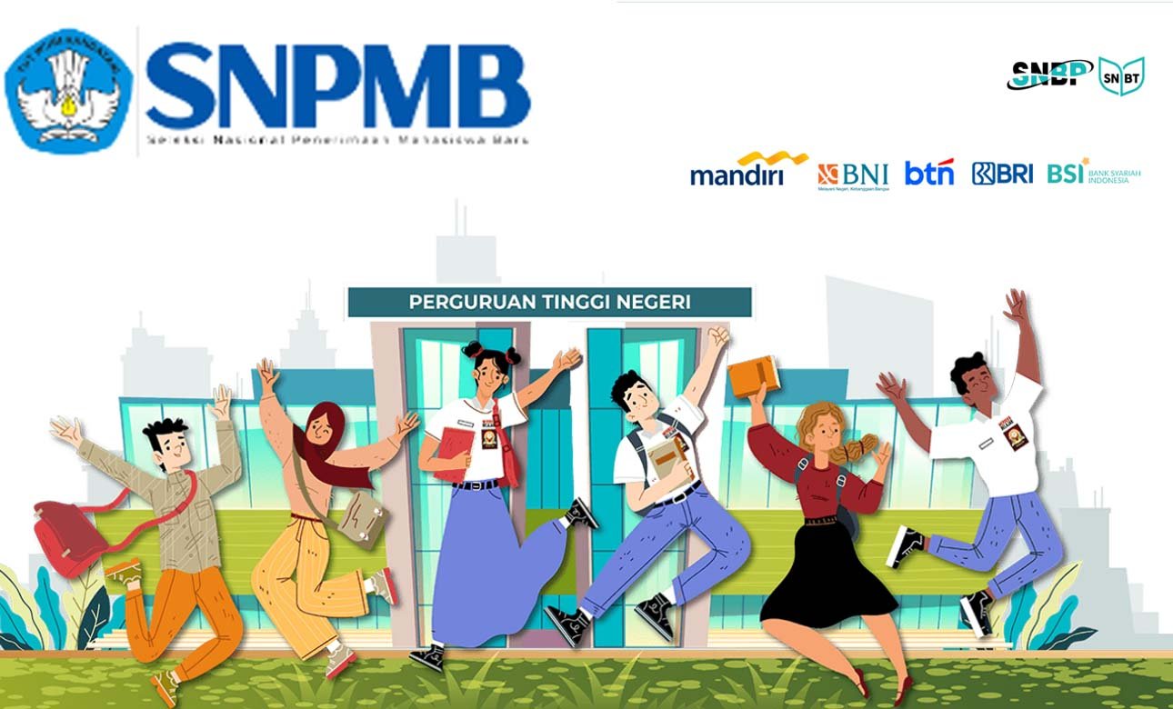 ilustrasi siswa mendaftar snbp 2026 melalui portal seleksi nasional penerimaan mahasiswa baru secara online