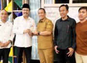 bupati luwu timur irwan bachri syam bertemu menteri sosial ri syaifullah yusuf di kantor kementerian sosial ri jakarta pusat