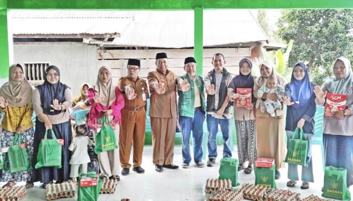 Wakil Bupati Selayar Salurkan Bantuan Stunting Bersama Baznas
