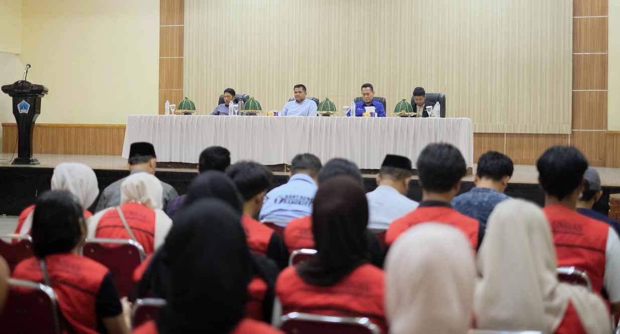 bupati bantaeng m fathul fauzy nurdin melepas mahasiswa kkn unhas gelombang 115 di balai kartini 13/2/2026