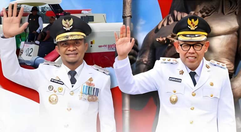 bupati bone andi asman sulaiman dan wakil bupati bone andi akmal pasluddin memaparkan capaian 14 penghargaan beramal di bone 2025