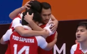 menteri pemuda dan olahraga ri erick thohir menyampaikan apresiasi afc terhadap piala asia futsal 2026 di jakarta