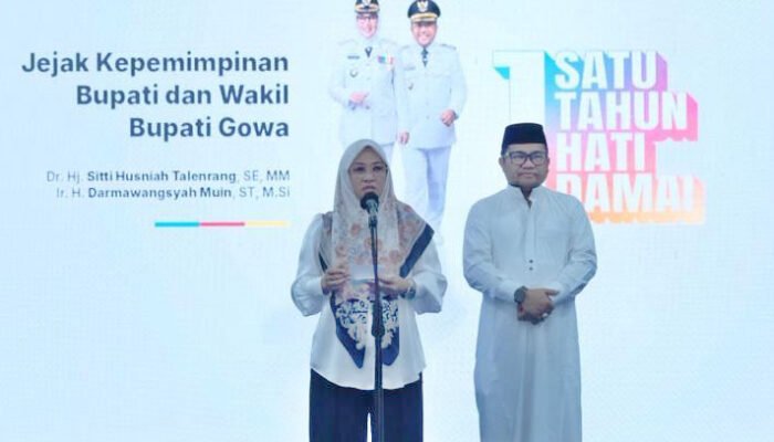 Satu Tahun Hati Damai, Kinerja Husniah Talenrang–Darmawangsyah Muin Tuai Apresiasi Publik