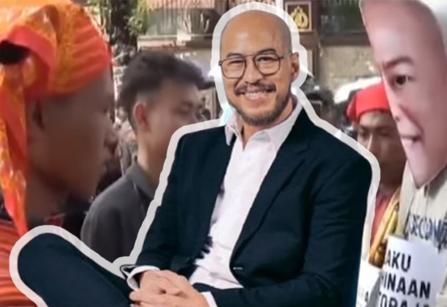 komika pandji pragiwaksono terkait pemeriksaan bareskrim polri dalam kasus dugaan penghinaan adat toraja