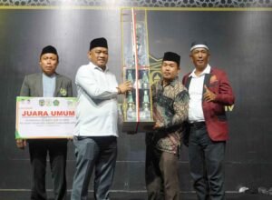 bupati luwu menutup mtq xxxiii tingkat kabupaten luwu di lapangan padang sappa kecamatan ponrang