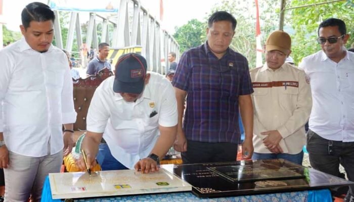 Bupati Luwu Tuntaskan Jembatan Strategis Salubua–Kaili