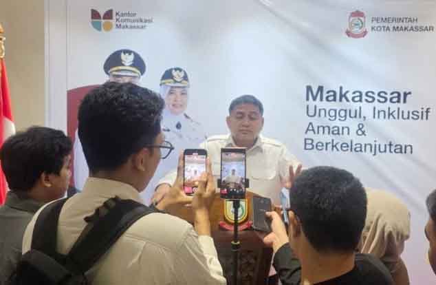 wali kota makassar munafri arifuddin menyampaikan kebijakan penutupan sementara tempat hiburan malam di makassar