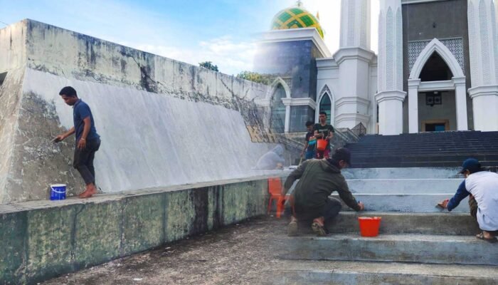 ASN Parepare Bergerak Cepat Benahi Masjid Agung Jelang Ramadan 2026