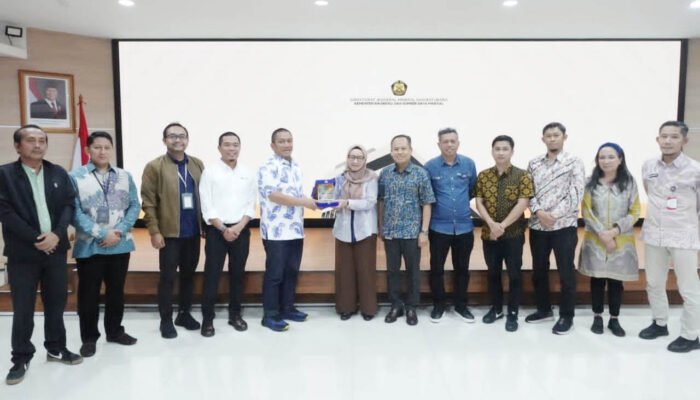 bupati luwu timur irwan bachri syam berdiskusi program ppm di kantor kementerian esdm jakarta