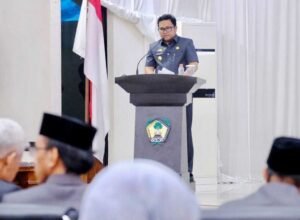 wakil bupati gowa darmawangsyah muin menghadiri rapat paripurna dprd kabupaten gowa di ruang rapat paripurna dprd gowa