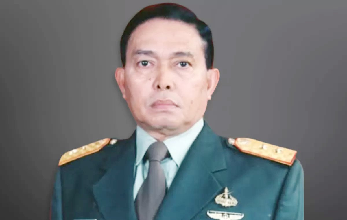 potret salim s mengga berseragam mayjen tni saat berdinas militer