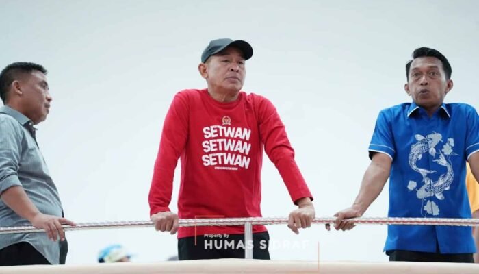 Bupati dan Wabup Sidrap Pantau Kesiapan HUT Daerah di Kantor DPRD