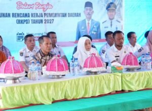 bupati sinjai hj ratnawati arif menghadiri musrenbang kecamatan sinjai tengah rkpd 2027 desa mattunreng tellue